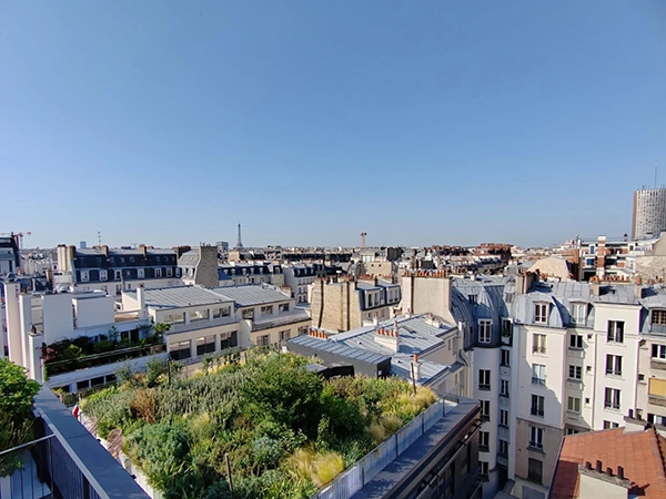 Toits du 17e arrondissement de Paris.