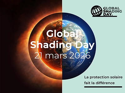 Carte de la Global Shading Day 2026 par la European Solar Shading Organisation (ES-SO).